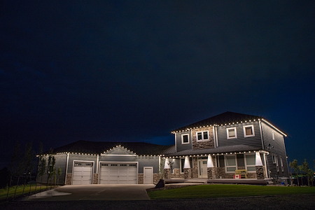 Eclairage exterieur permanent blainville